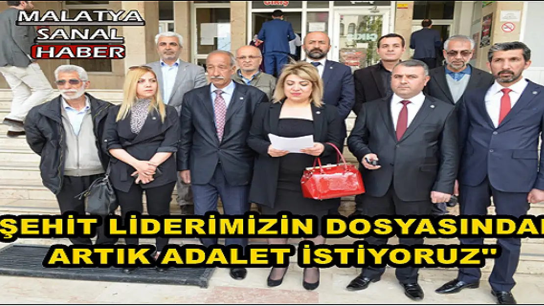  BBP MALATYA İL BAŞKANLIĞI MUHSİN YAZICIOĞLU´NU ANDI