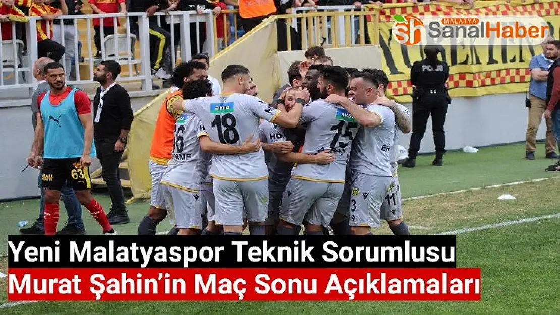 Murat Şahin´in Maç Sonu Açıklamaları