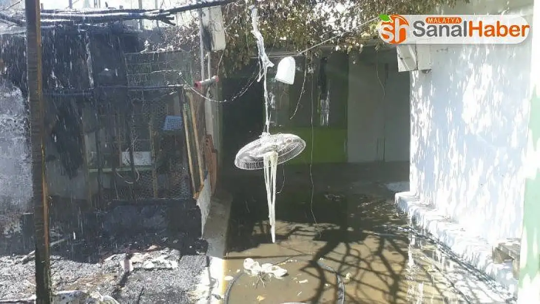 Mutfak tüpü bomba gibi patladı