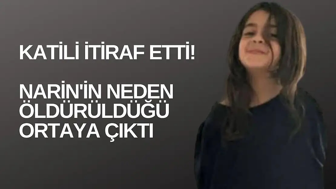 Narin'in neden öldürüldüğü ortaya çıktı