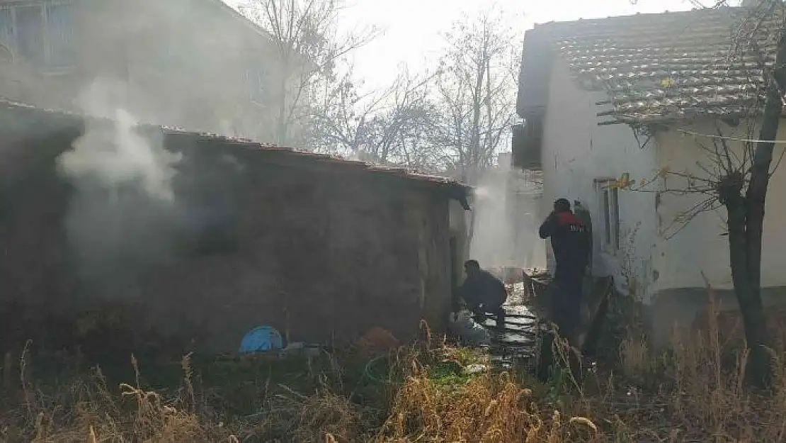 'Odunlukta çıkan yangın büyümeden kontrol altına alındı'