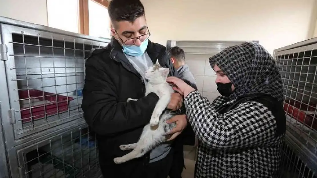 'Öğrenciler minik dostları ile bir araya geldi'
