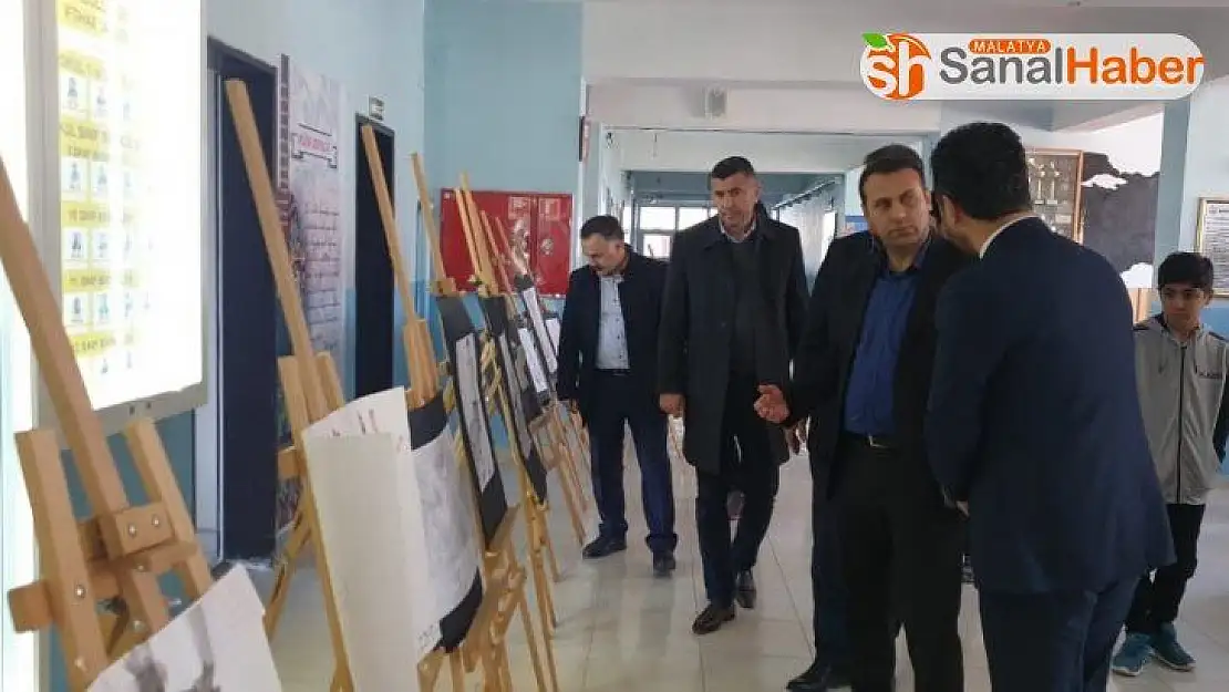 Öğrencilerden anlamlı resim sergisi