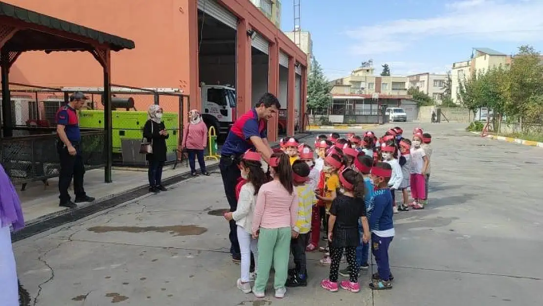 'Öğrencilere itfaiye mesleği anlatıldı'