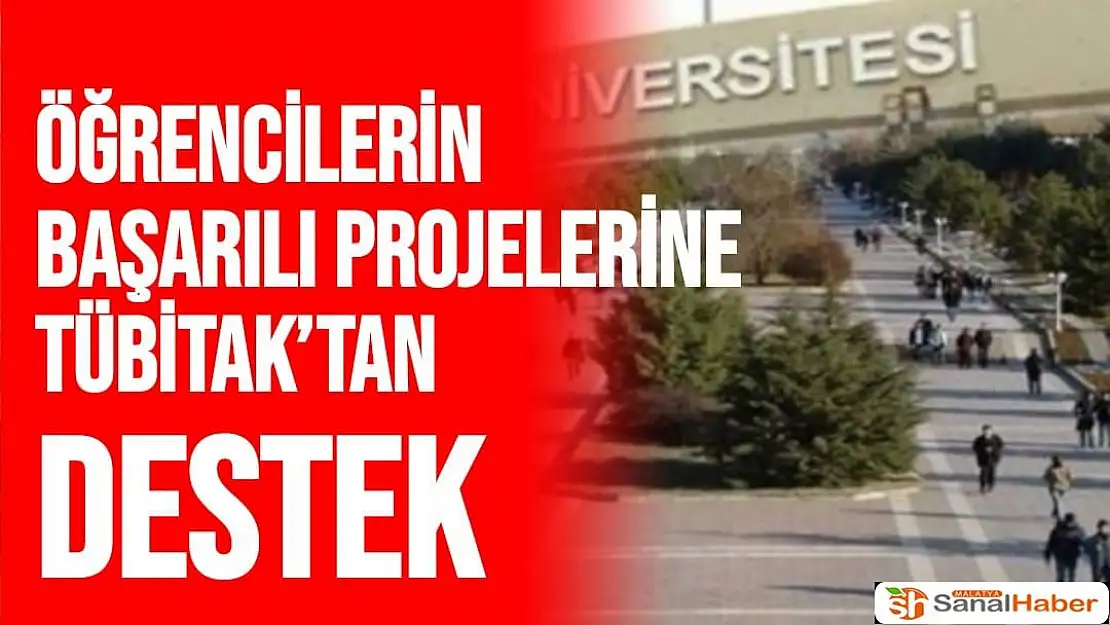 Öğrencilerin projelerine TÜBİTAK´tan destek