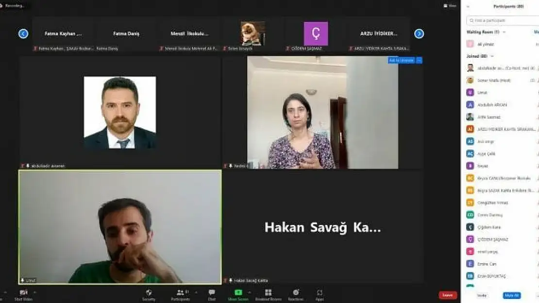 'Öğretmenler pandemi tedbirleri doğrultusunda bilgilendirildi'