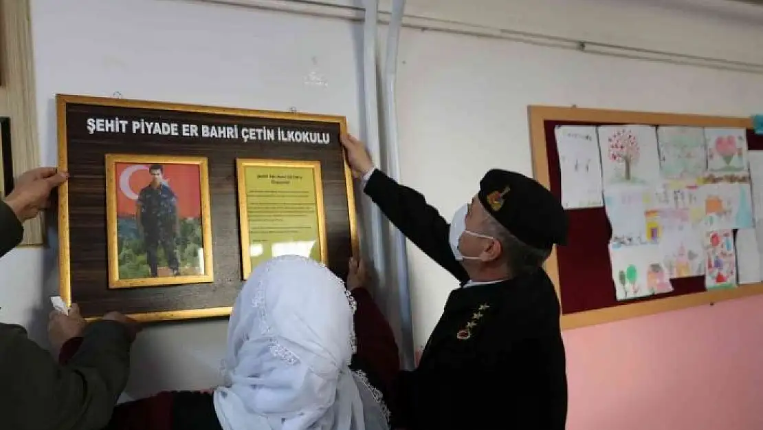 'Okula şehit köşesi yaptırıldı'