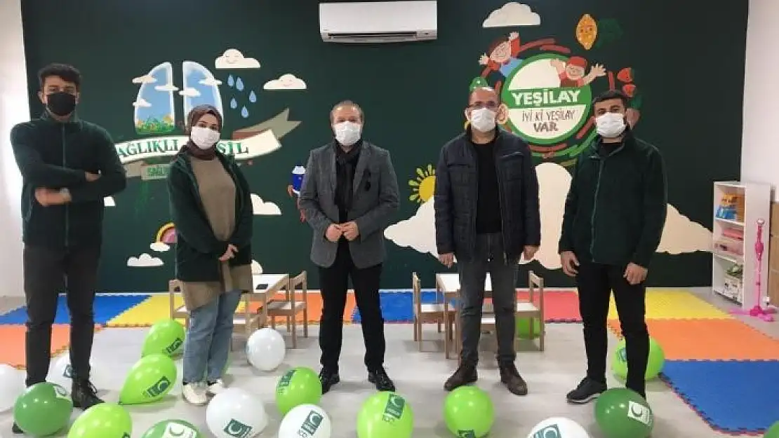 'Okula Yeşilay Kulüp Odası kuruldu'