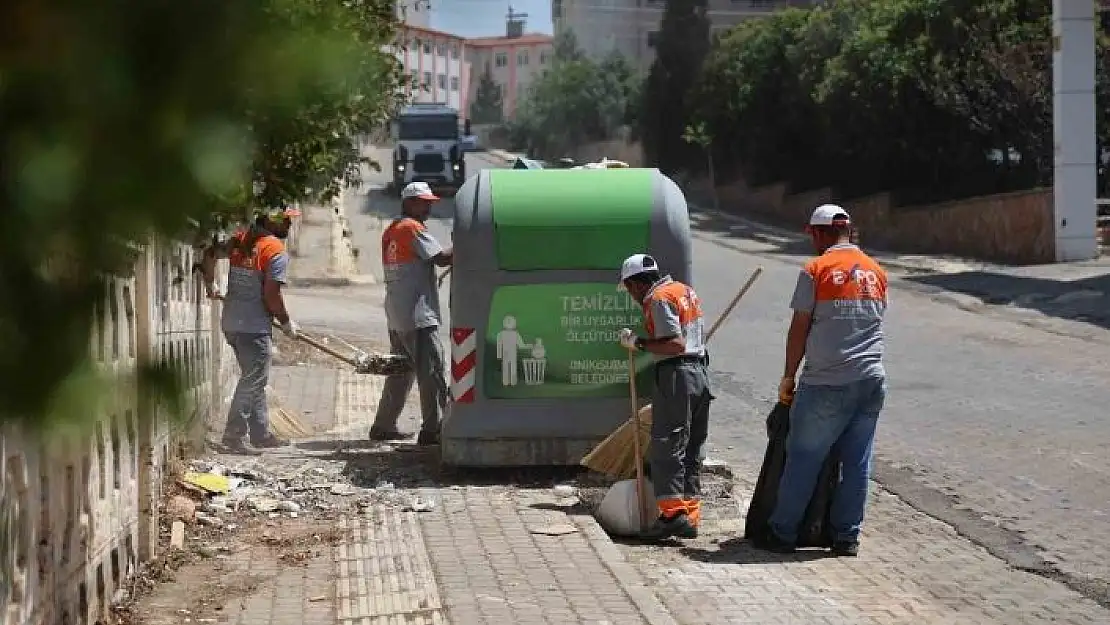 'Onikişubat´ta temizlik çalışmaları'