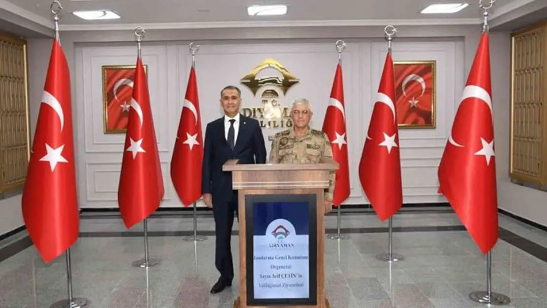 'Orgeneral Arif Çetin´den Vali Çuhadar´a ziyaret'