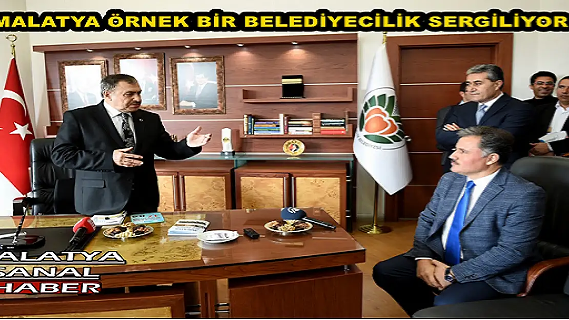MALATYA ÖRNEK BİR BELEDİYECİLİK SERGİLİYOR