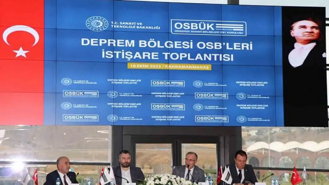 'OSBÜK deprem bölgesindeki OSB´lerle buluştu'