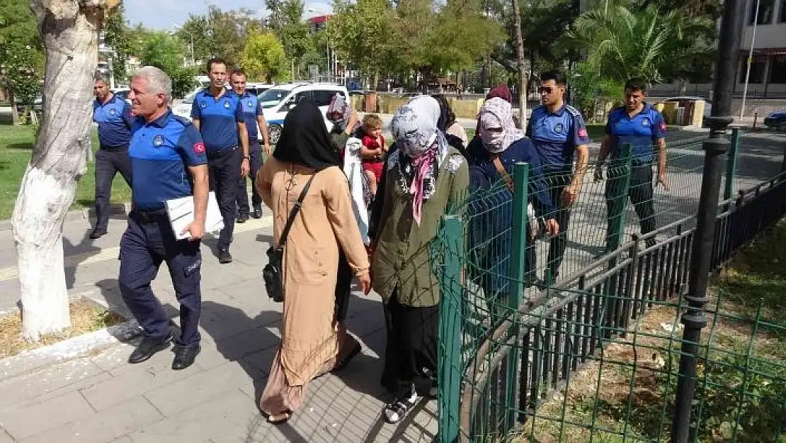 'Osmaniye´den gelip Adıyaman´da dilenen 15 şahıs yakalandı'