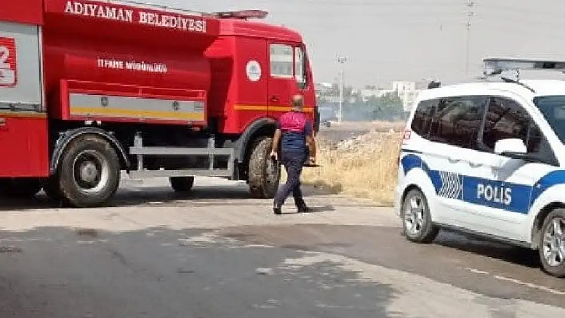 'Otluk alanda çıkan yangın korkuttu'