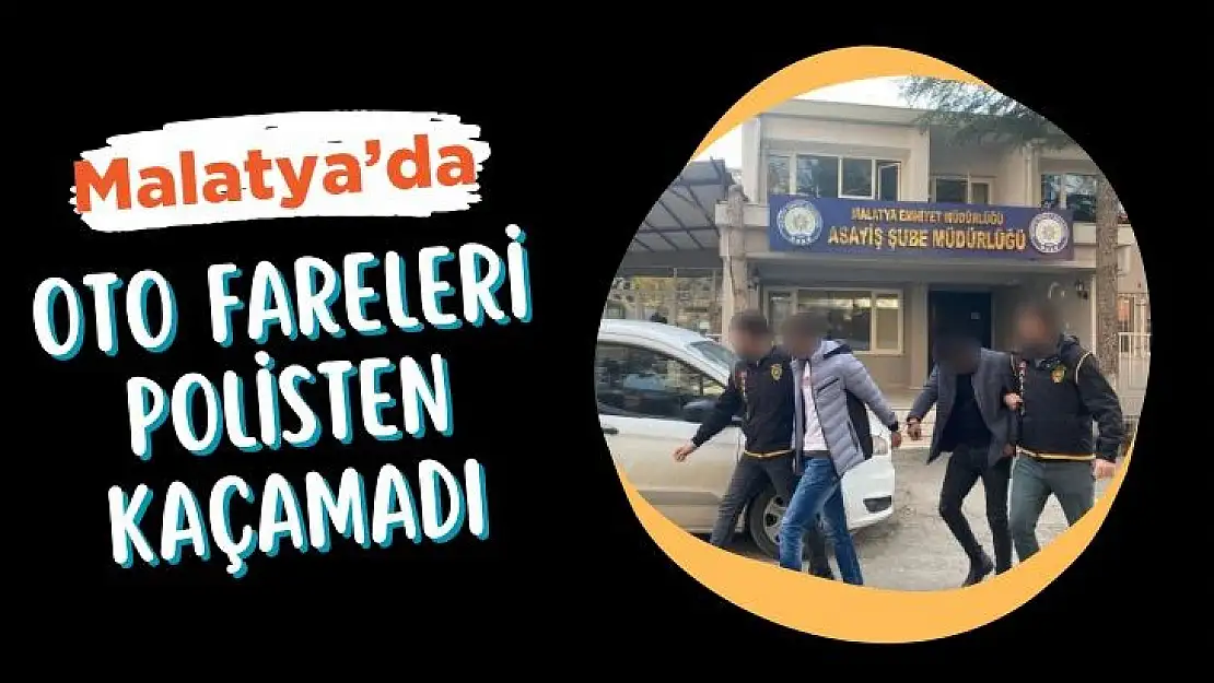 Oto fareleri polisten kaçamadı