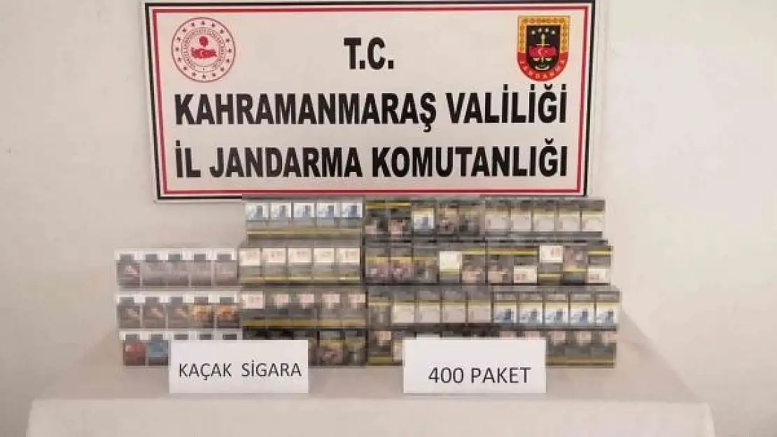 'Otobüste 400 paket sahte bandrollü sigara ele geçirildi'