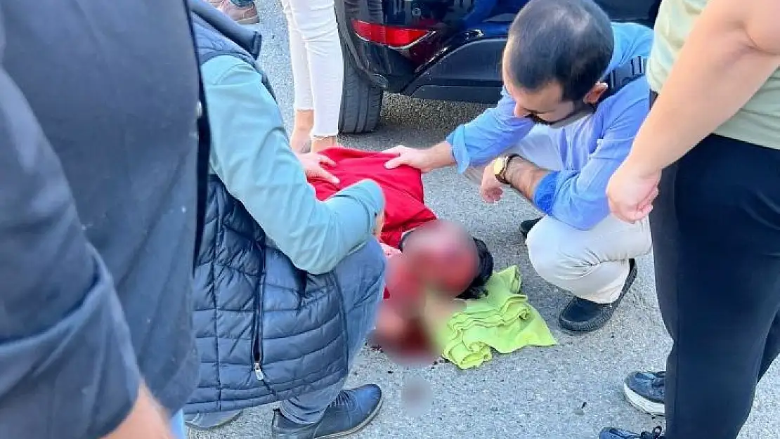 'Otomobil ile motosiklet çarpıştı: 1 ağır yaralı'