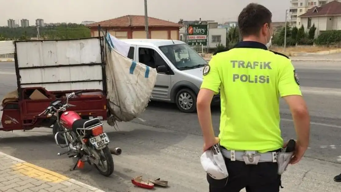 'Otomobil kaza sonrası kaçtı'