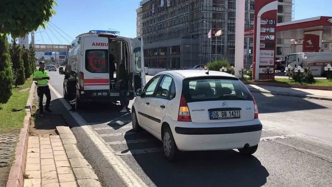 'Otomobilin çarptığı yaya yaralandı'