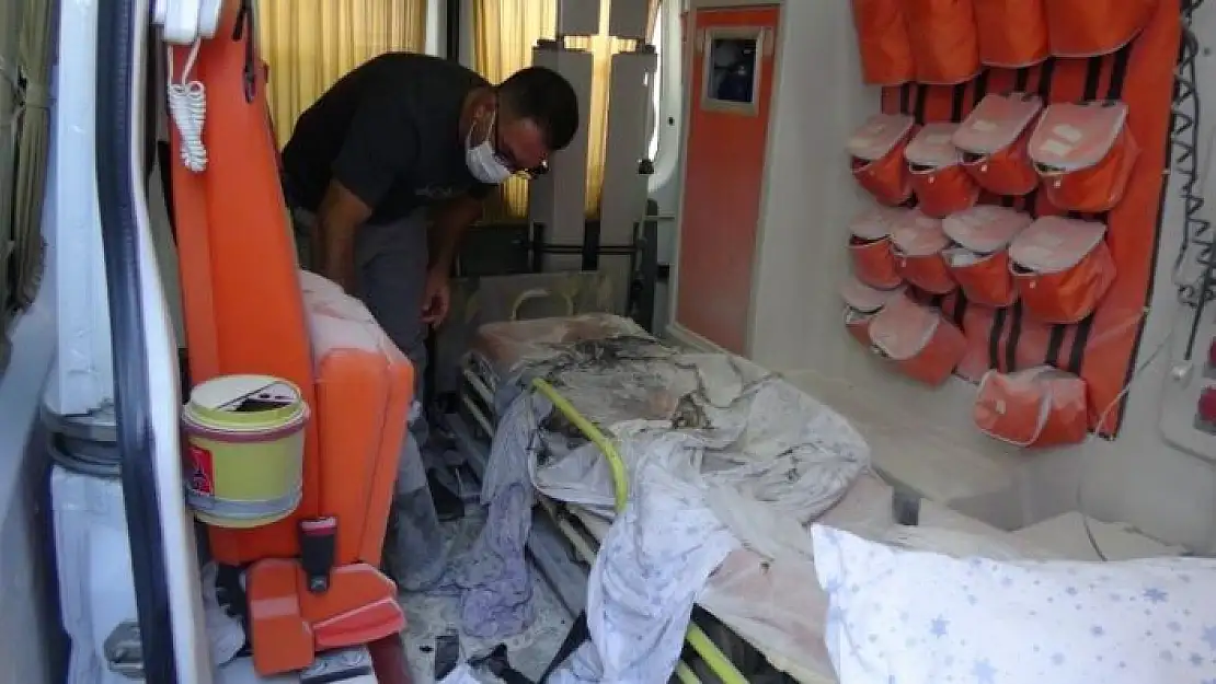 'Özel hastanenin ambulansında yanan kadın öldü'