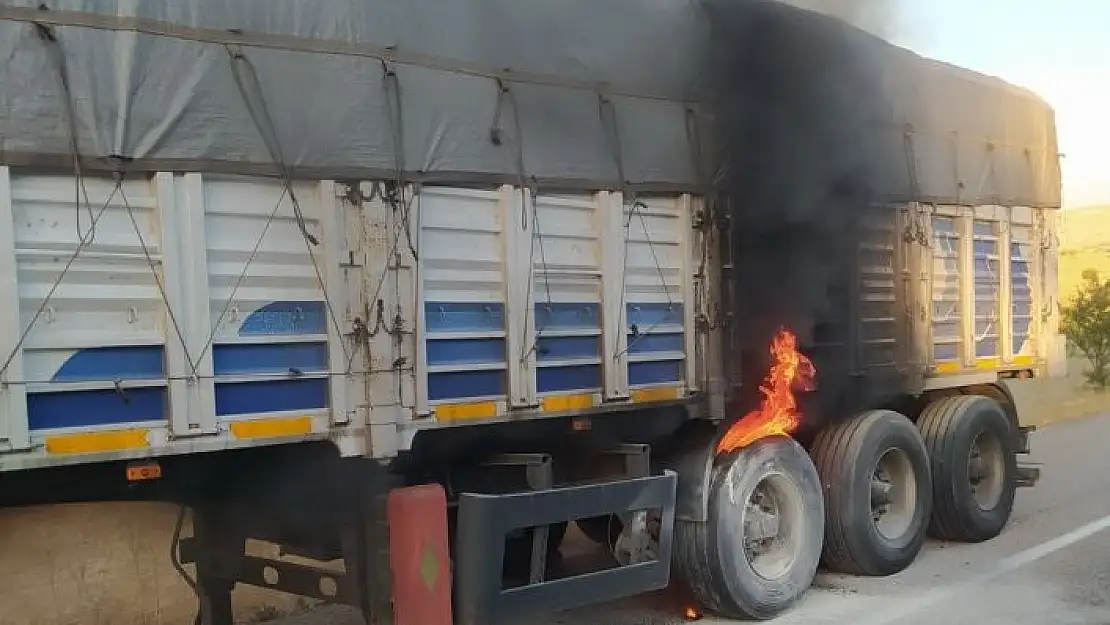 'Patlayan teker yangına neden oldu'