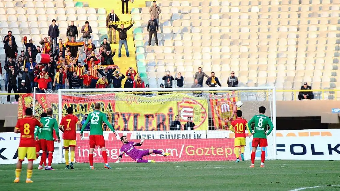 YENİ MALATYASPOR İZMİR´DEN GALİP AYRILDI 