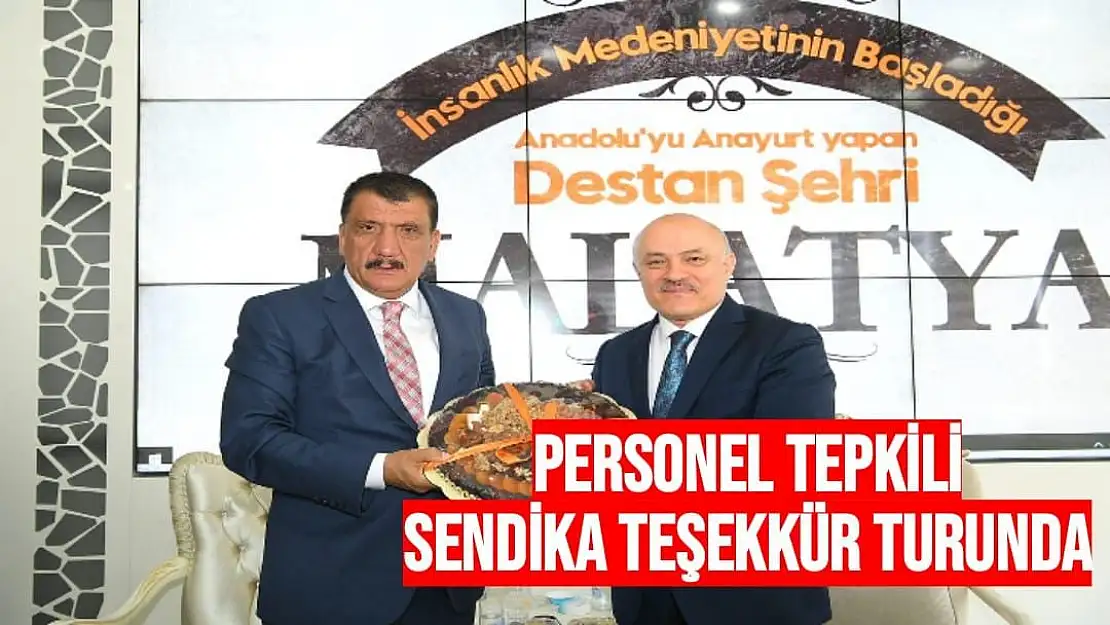 Personel tepkili Sendika teşekkür turunda