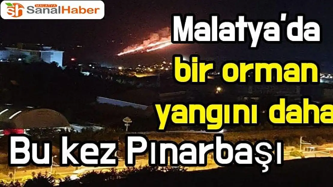 Pınarbaşı´nda Yangın