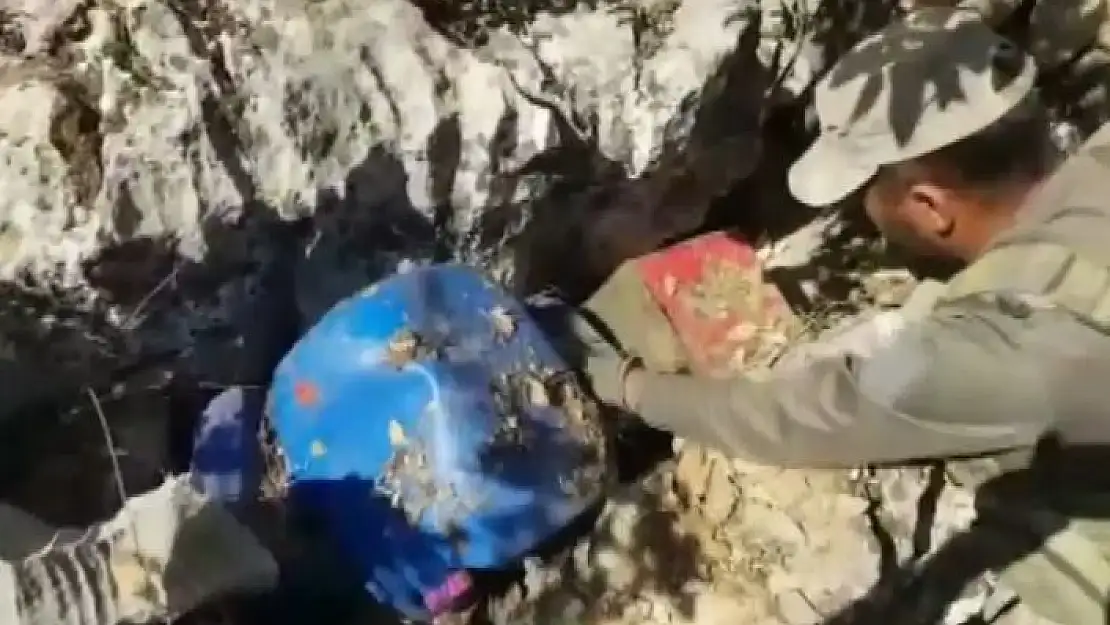 'PKK´ya ait patlayıcı madde ve yaşam malzemeleri ele geçirildi'