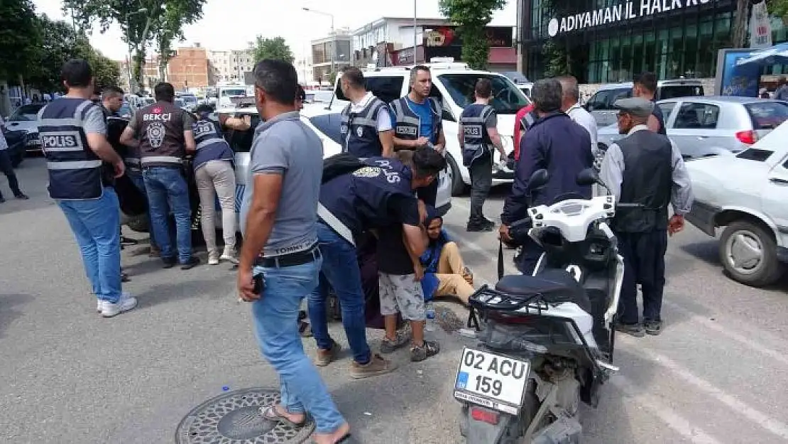 'Polis aracı ile motosiklet çarpıştı: 2 yaralı'