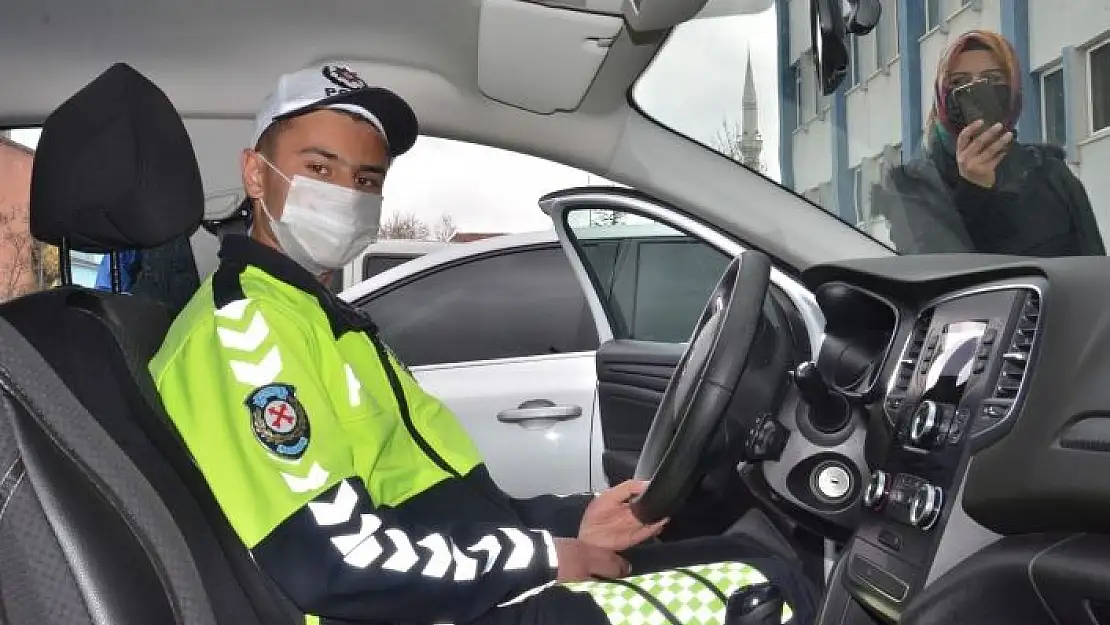 'Polis olmak isteyen otizmli Yakup´un hayali gerçeğe dönüştü'