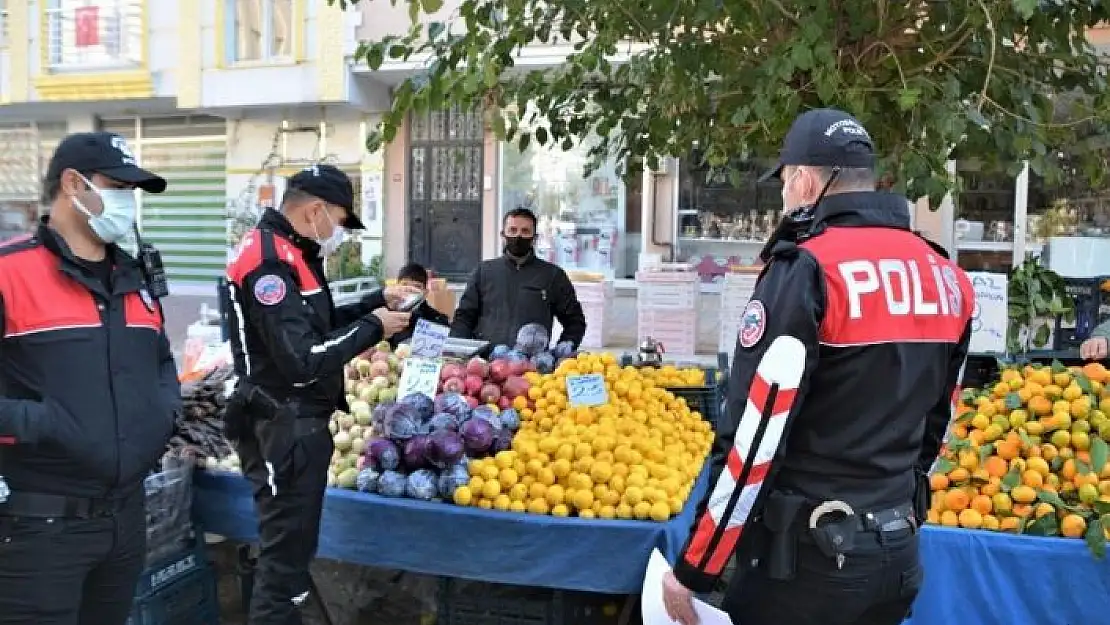 'Polis pazar yerinde denetimi sıklaştırdı'