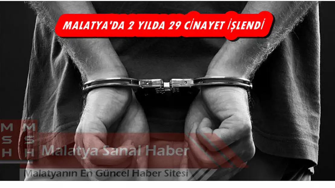 MALATYA'DA 2 YILDA 29 CİNAYET İŞLENDİ