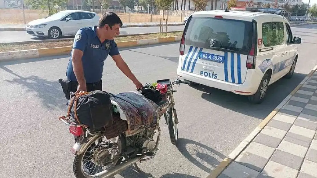 'Polisin şüphelendiği motosiklet çalıntı çıktı'