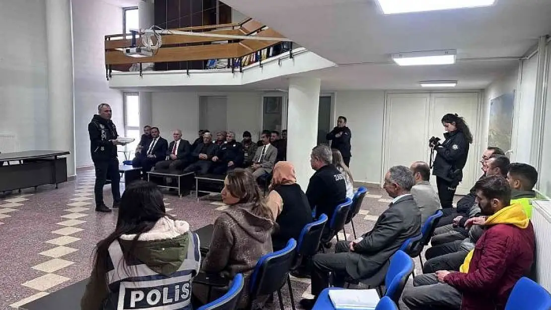 'Polisten ''En İyi Narkotik Polisi Anne'' eğitimi'