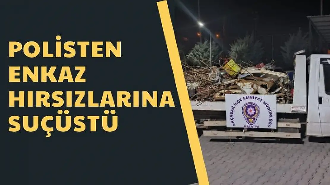 Polisten enkaz hırsızlarına suçüstü