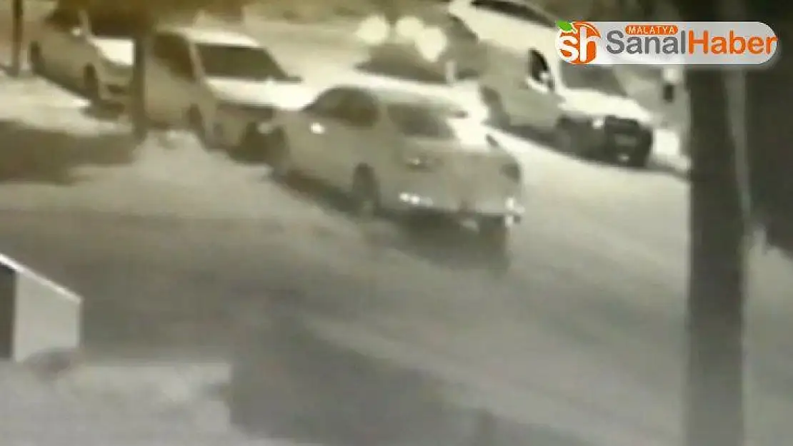 Polisten kaçarken kaza yapmıştı, o anlar güvenlik kamerasına yansıdı
