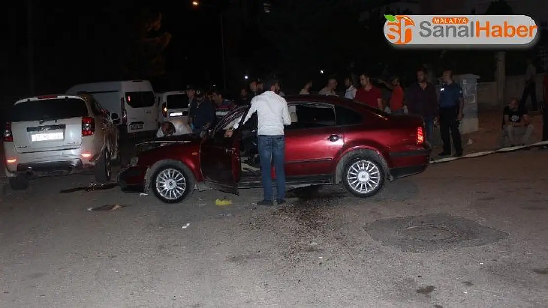 Polisten kaçtı, park halindeki araca çarptı yakalandı