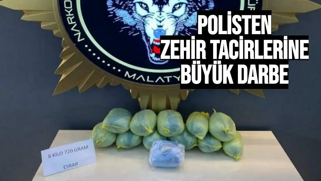 Polisten zehir tacirlerine büyük darbe