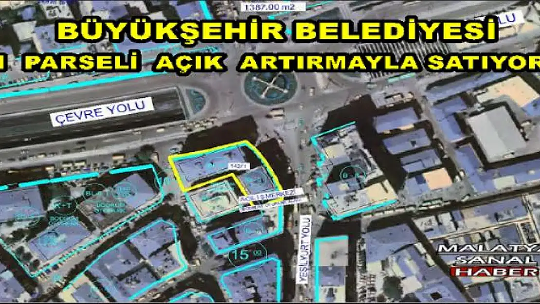 BÜYÜKŞEHİR BELEDİYESİ 51  PARSELİ  AÇIK  ARTIRMAYLA SATIYOR