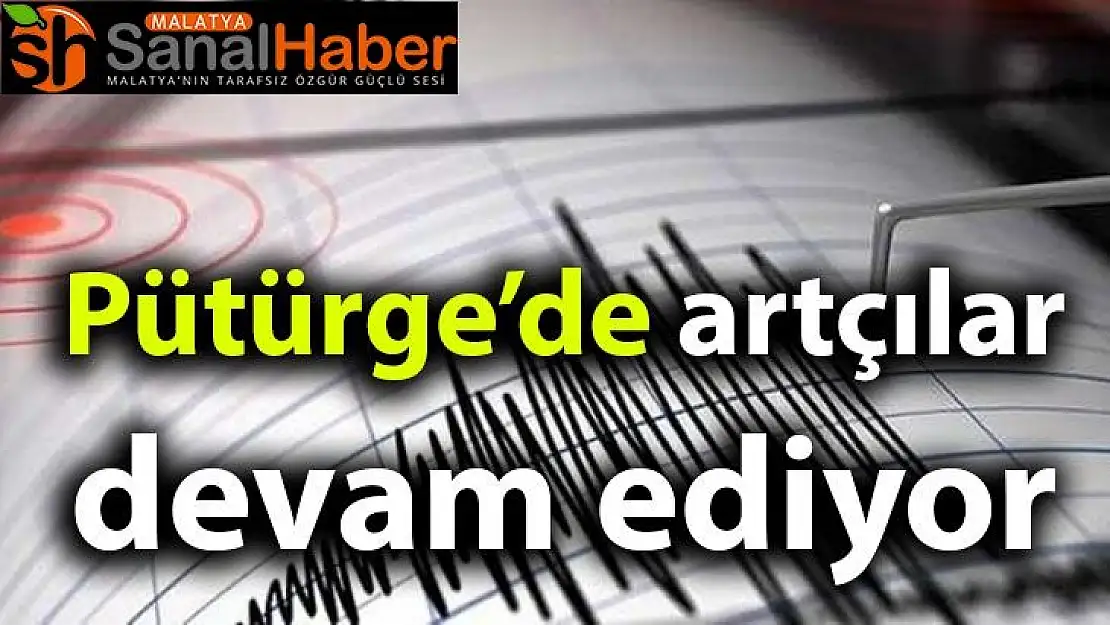 Pütürge´de artçı sarsıntılar devam ediyor