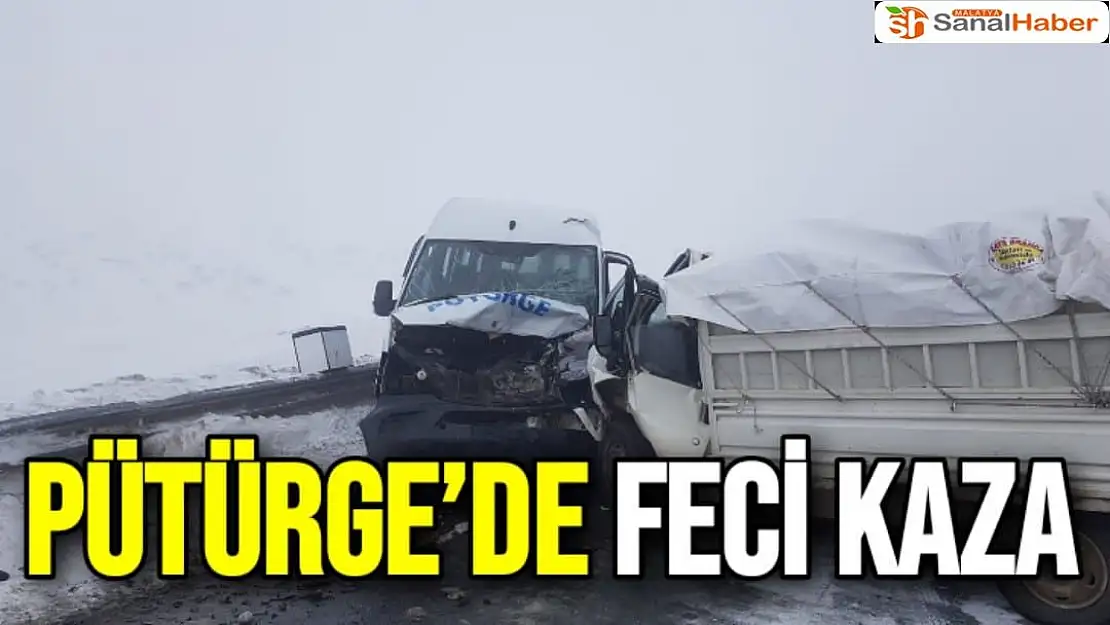 Pütürge´de Feci Kaza 9 Yaralı