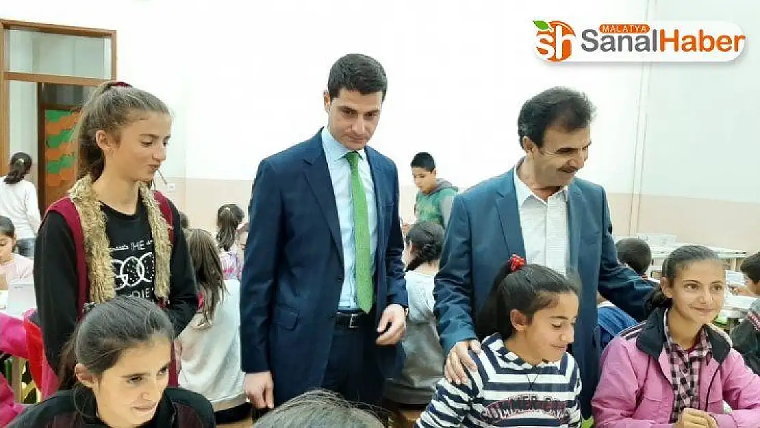 Pütürge Kaymakam Recep Aydın, okul denetledi