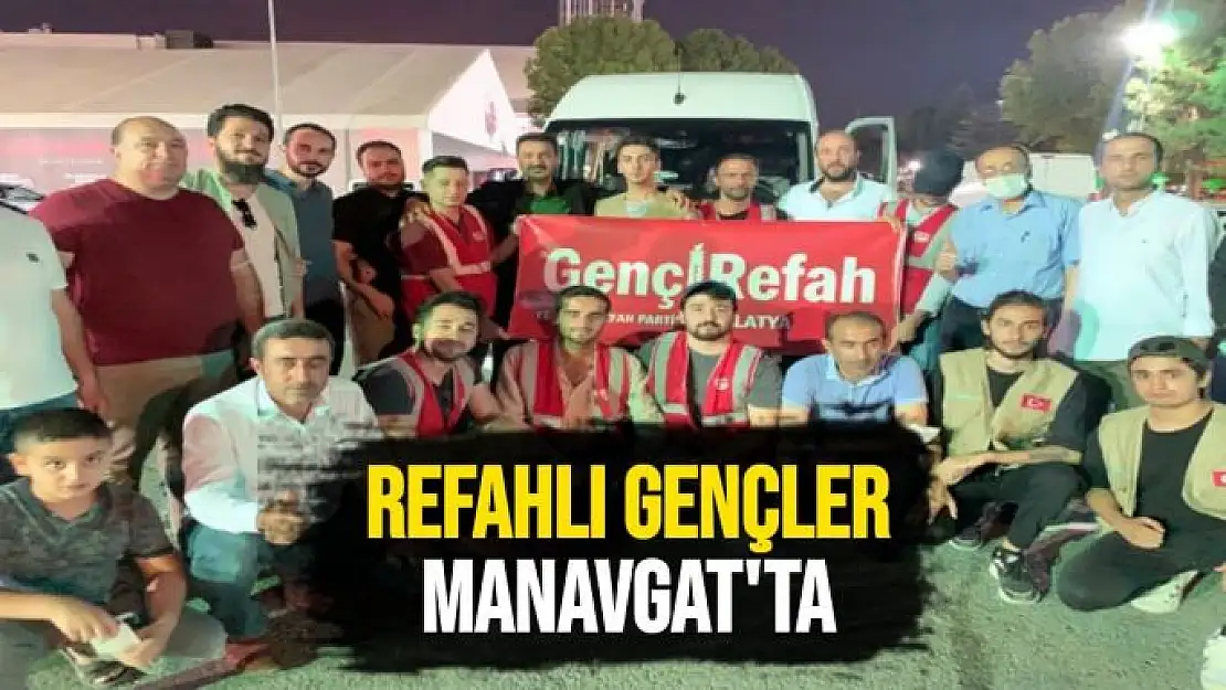 Refahlı gençler Manavgat'ta