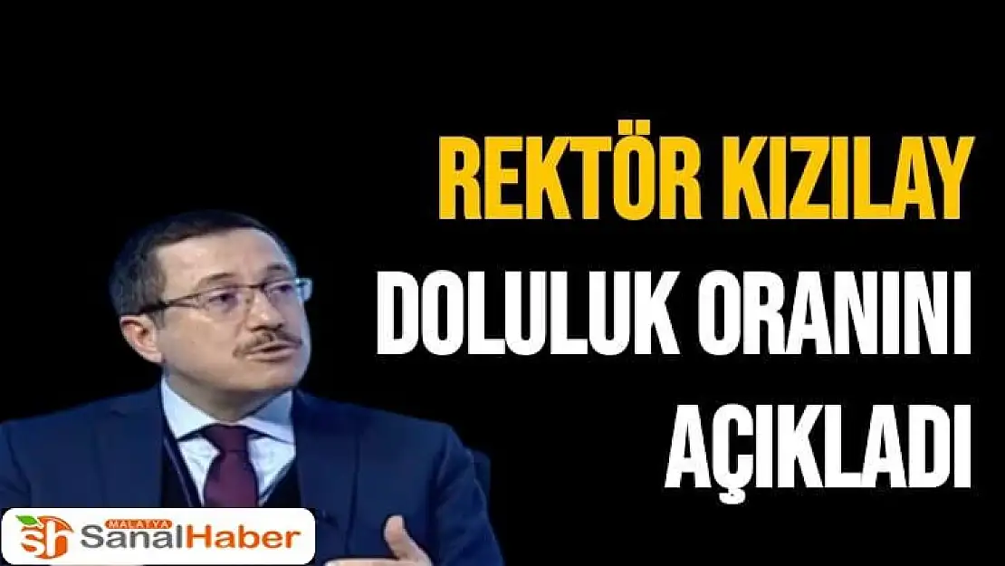 Rektör Kızılay Onkoloji Hastanesi´nin doluluk oranının yüzde 90