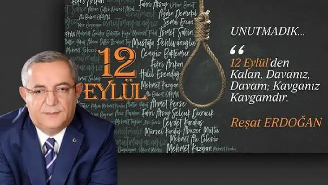 'Reşat Erdoğan´dan 12 Eylül tepkisi'