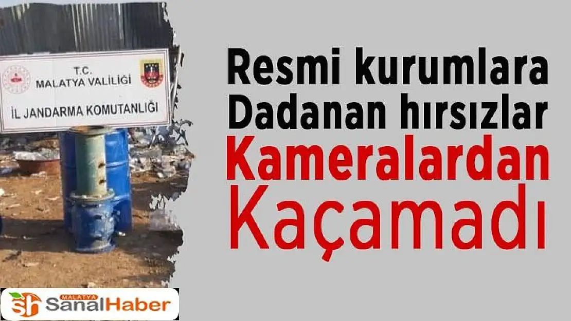 Resmi kurumlara dadanan hırsızlar kameralardan kaçamadı