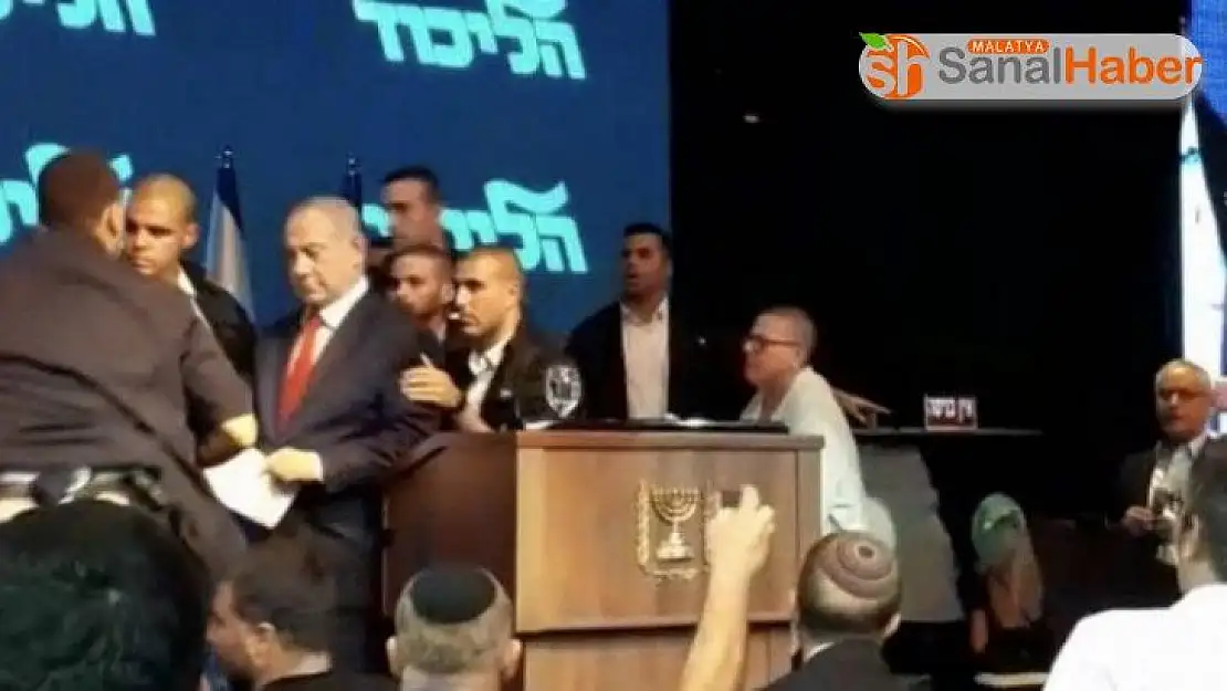 Roket sirenleri çaldı, Netanyahu sığınağa indi