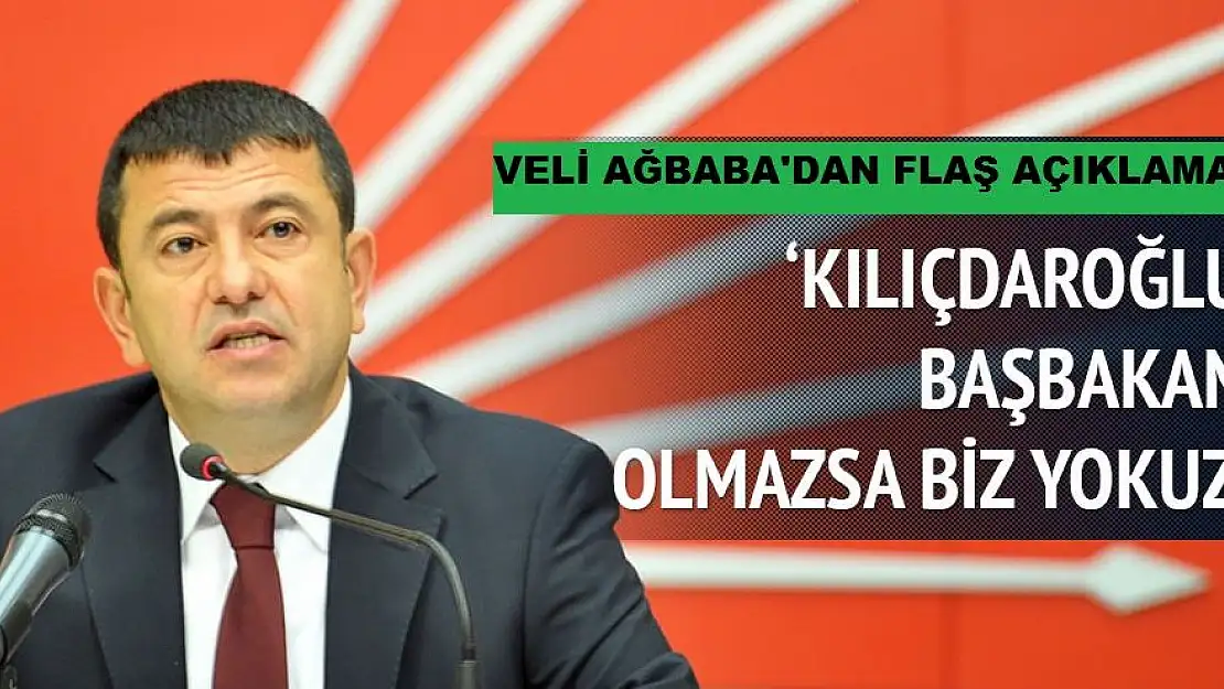 AĞBABA'DAN KOALİSYON AÇIKLAMASI
