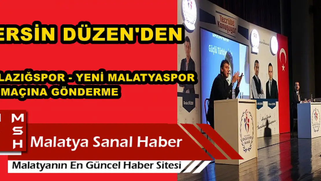 ERSİN DÜZEN VE RÜŞTÜ REÇBER TECRÜBELERİNİ PAYLAŞTI
